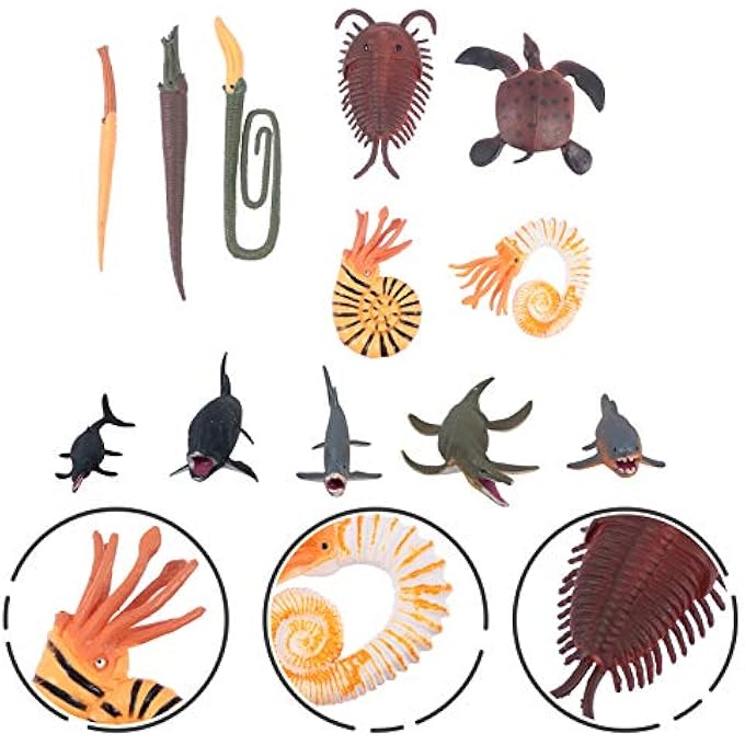 SEA ANIMAL MINIATURES 1 SET/12 PIECES PREHISTORIC CREATRURE SEA COLLECTION FOR TODDLERS SCHOOL FIGURES CHILDREN ANIMAL FROM / SIMULATED SEA ANIMALS TOY - Image 3